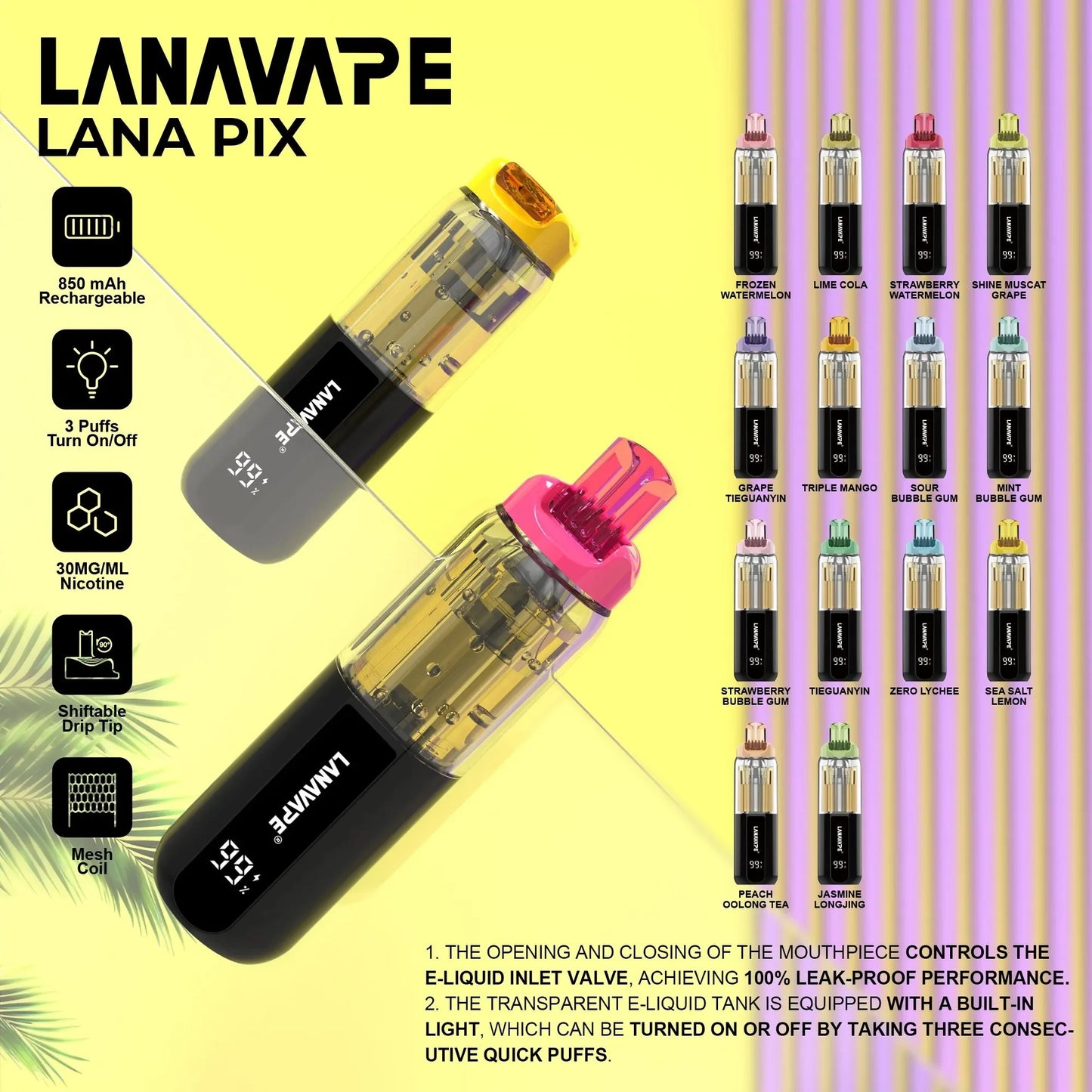 LANA PIX 閃光彈（一次性20000口）新品